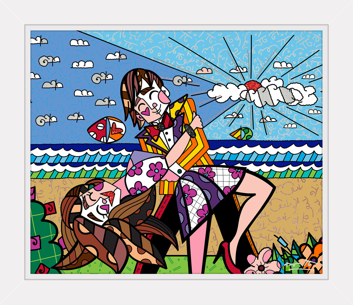 modern pop art true love limited edition print  vibrant home decor