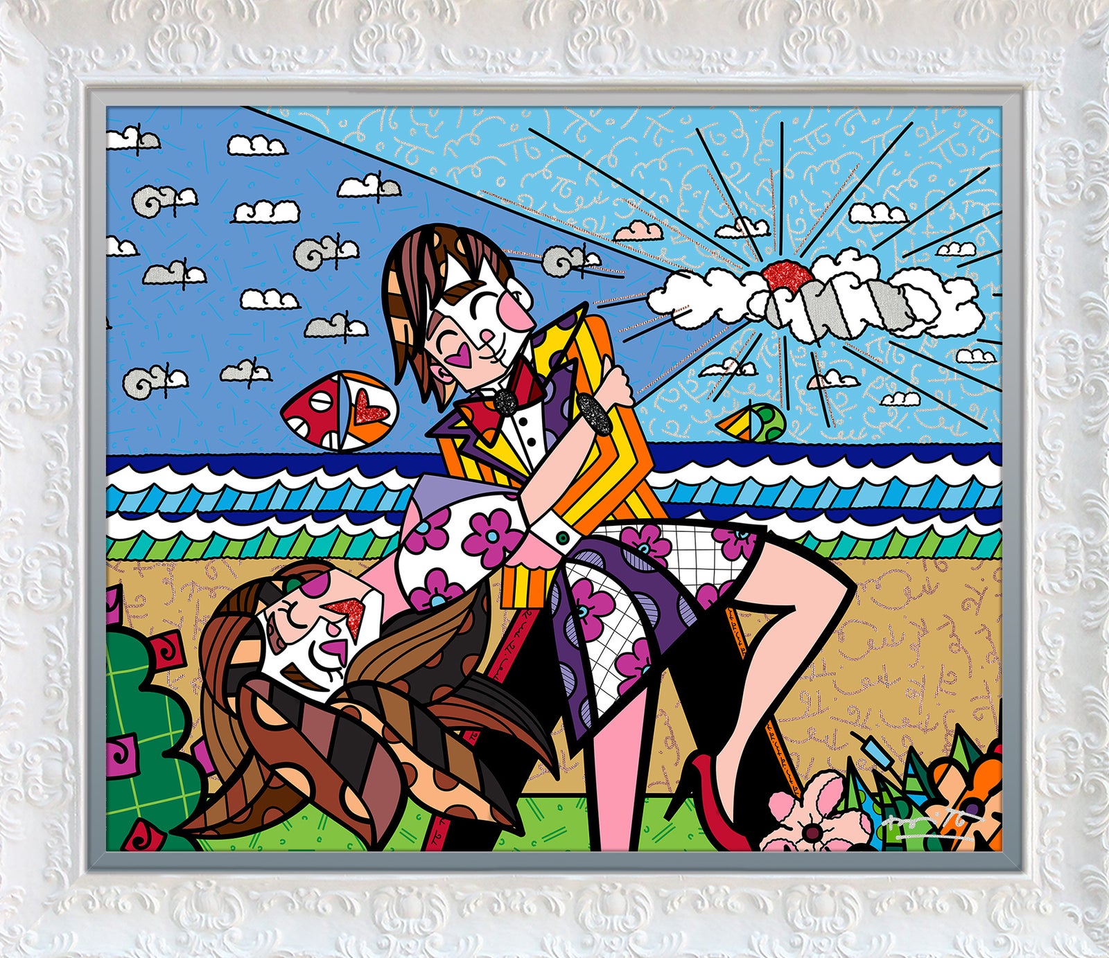 true love limited edition print  artistic colorful design collectible