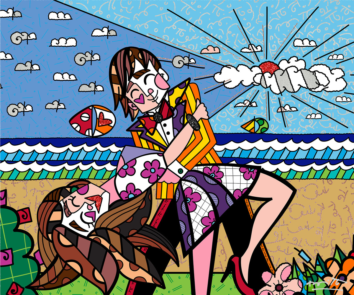 modern pop art true love limited edition print  vibrant home decor