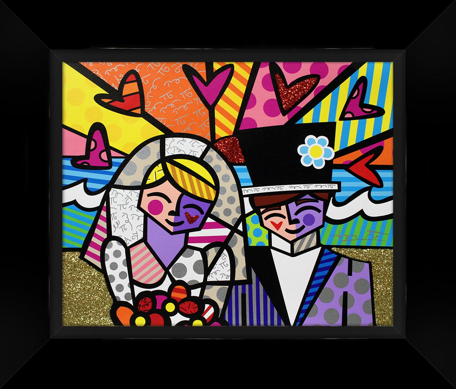 honeymoon at sea limited edition  artistic colorful design collectible