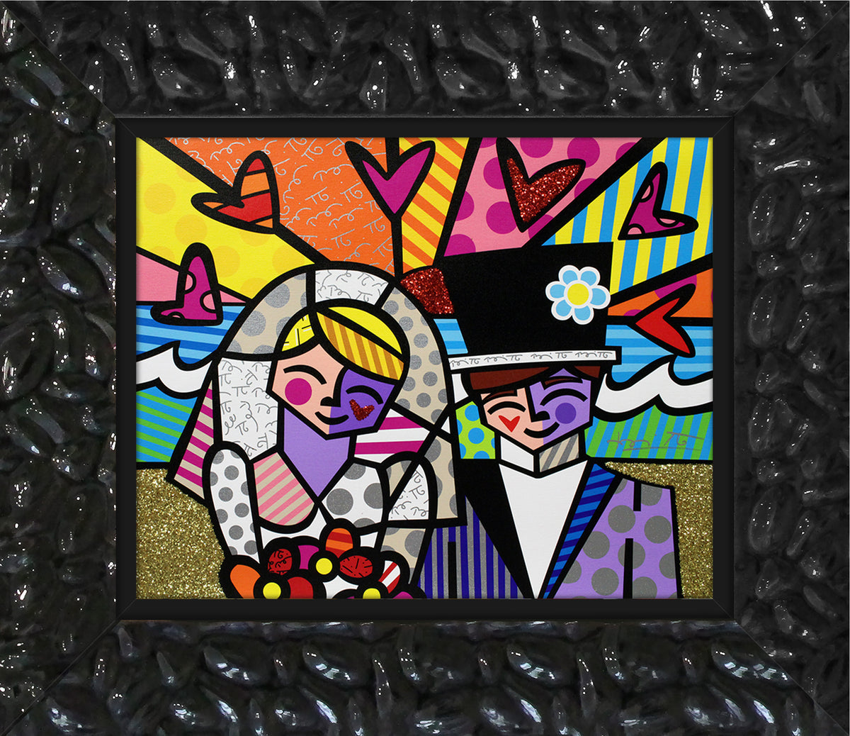 modern pop art honeymoon at sea limited edition  vibrant home decor