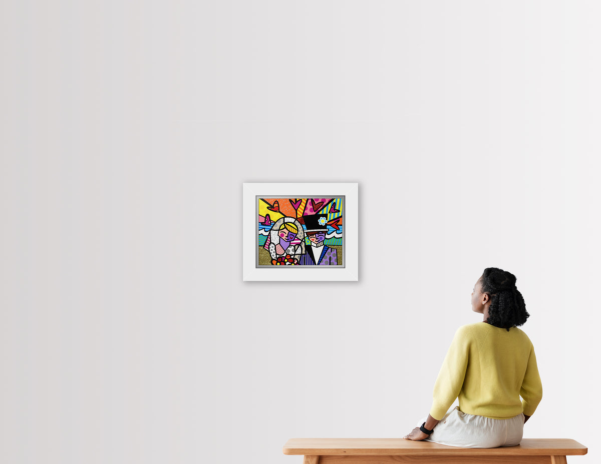 modern pop art honeymoon at sea limited edition  vibrant home decor
