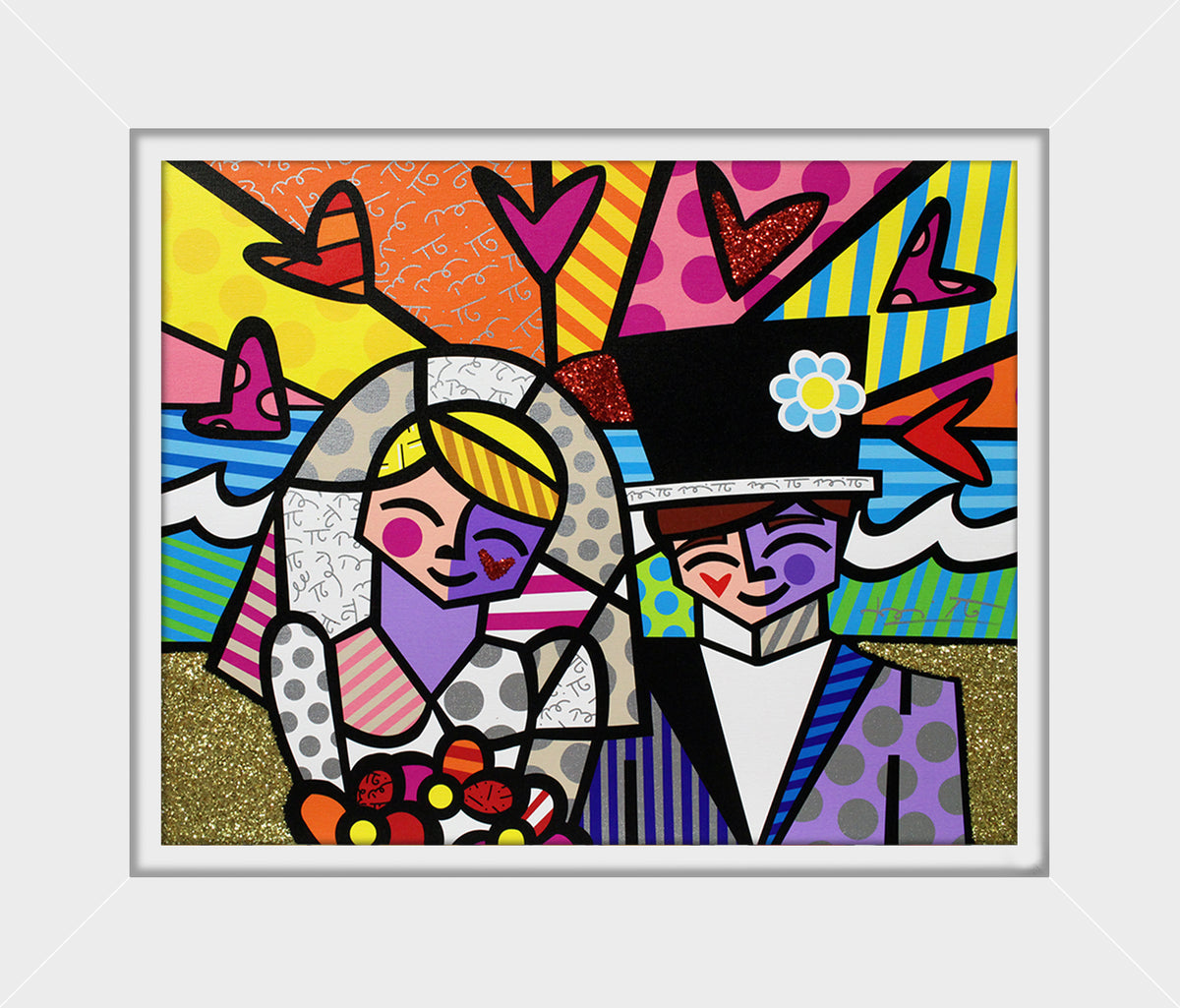 honeymoon at sea limited edition  artistic colorful design collectible