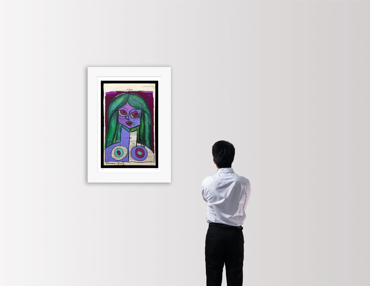 paris limited edition print  colorful decorative collectible gift idea