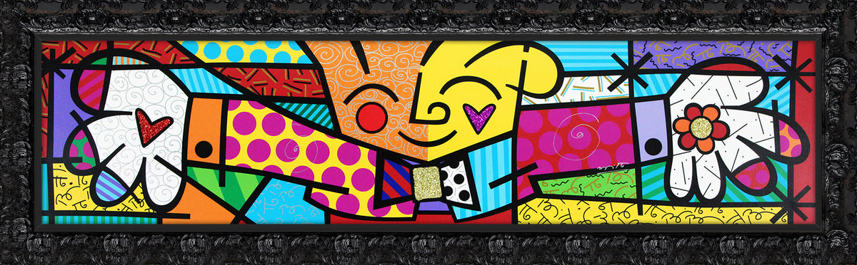 the hug limited edition print  artistic colorful design collectible