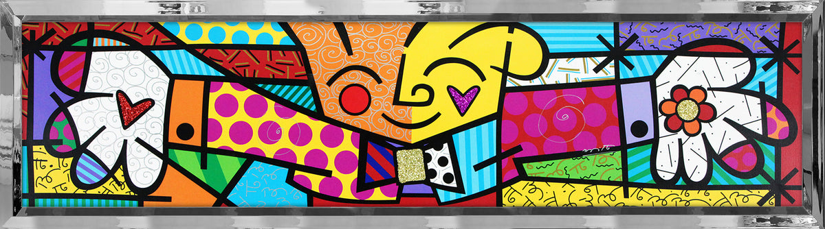 the hug limited edition print  artistic colorful design collectible