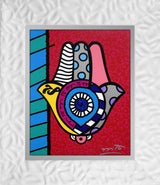 HAMSA RED UP - Limited Edition Print