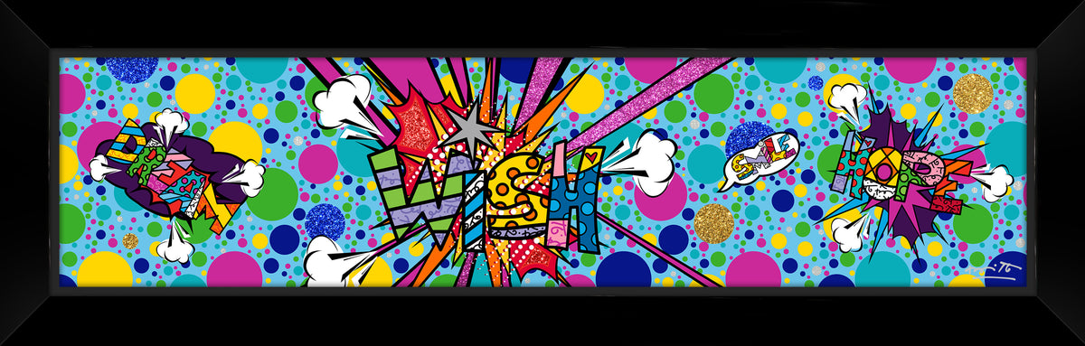 Romero Britto big bang wish limited edition  colorful pop art design