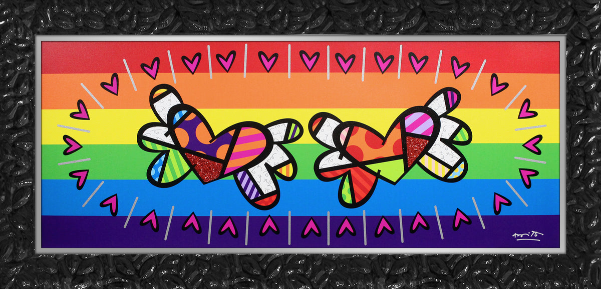 happy limited edition print  artistic colorful design collectible