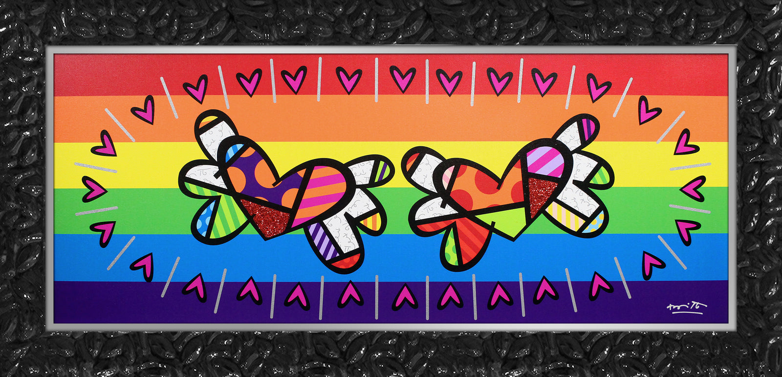 happy limited edition print  artistic colorful design collectible