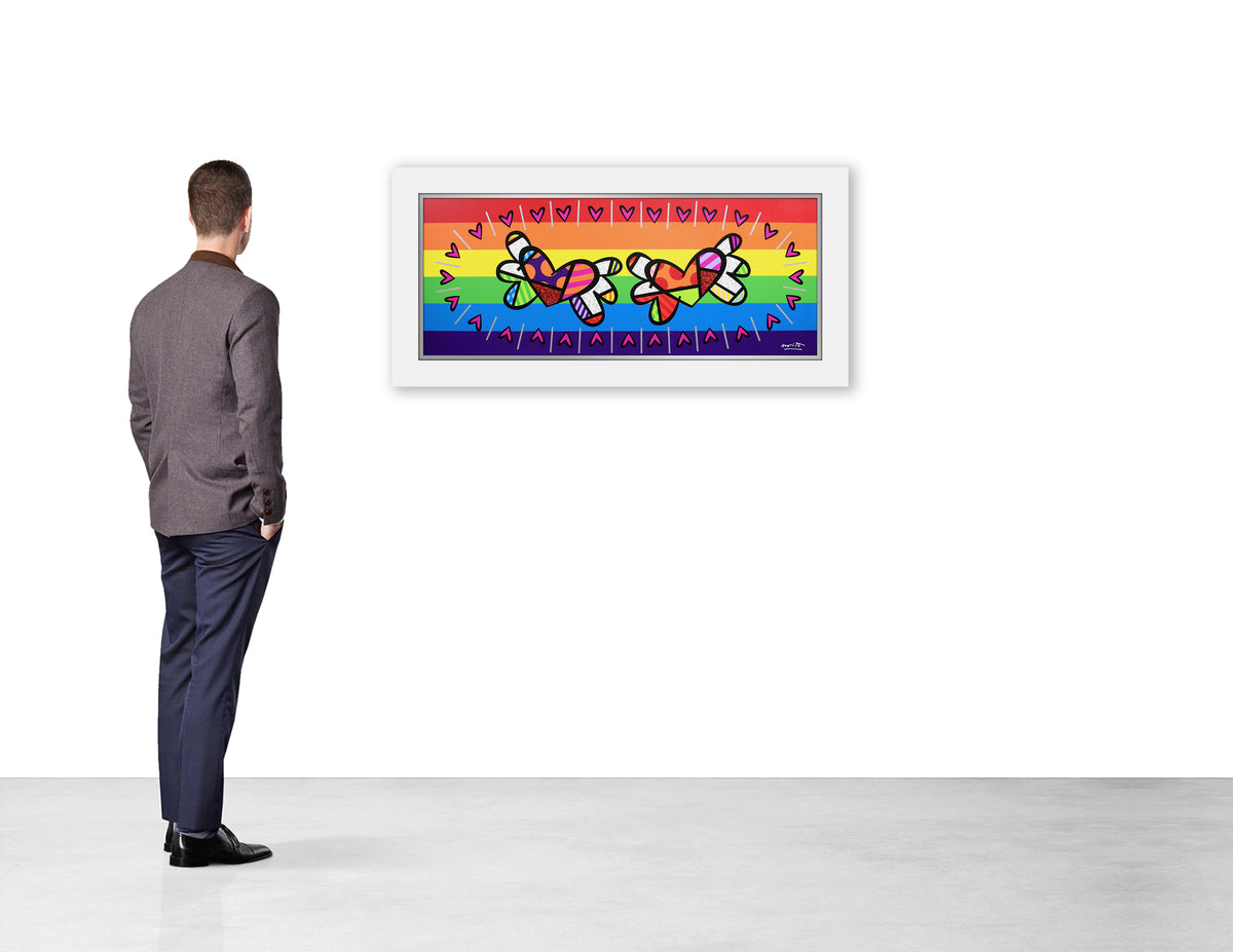 happy limited edition print  artistic colorful design collectible