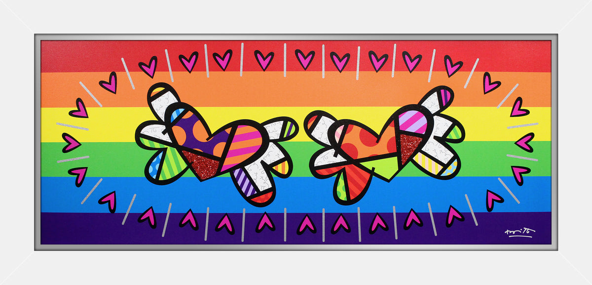 happy limited edition print  artistic colorful design collectible