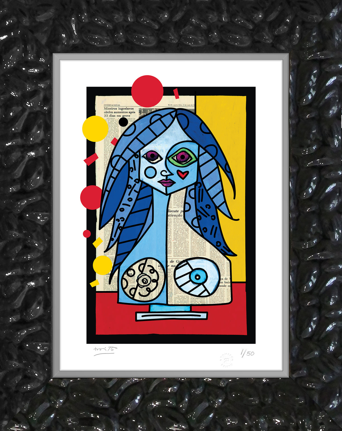 blue red yellow limited edition  colorful decorative collectible gift idea