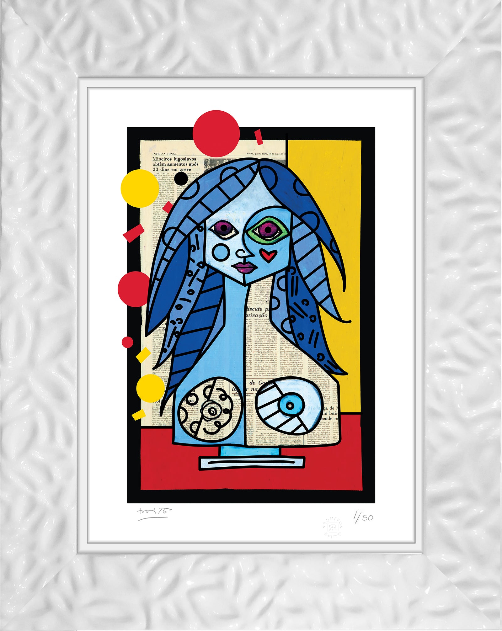 blue red yellow limited edition  colorful decorative collectible gift idea