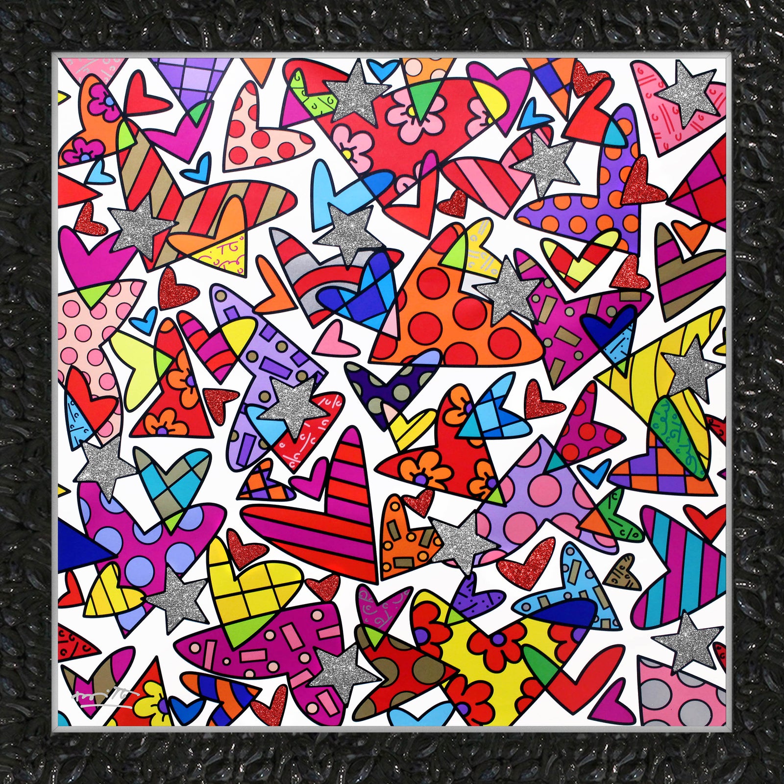 modern pop art cloud nine limited edition print  vibrant home decor