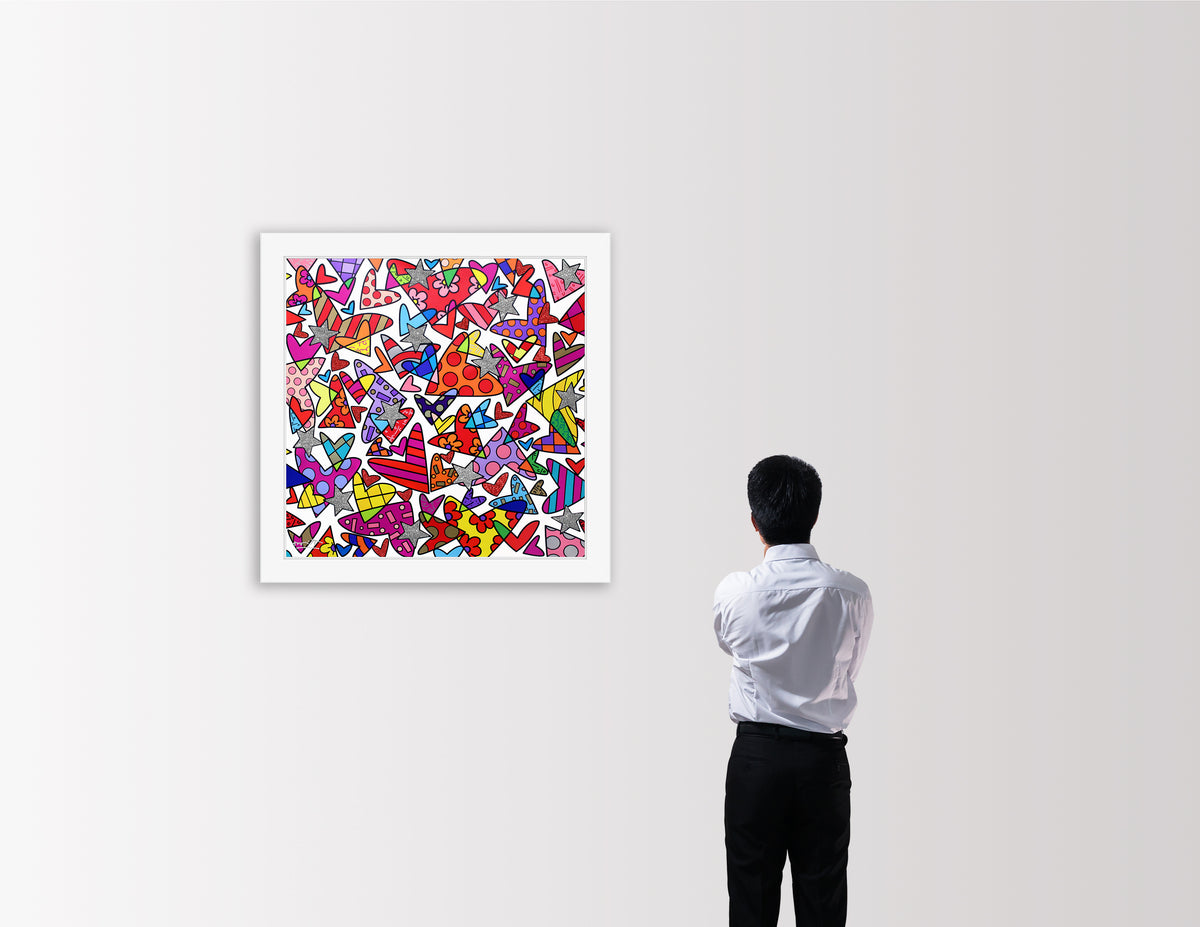 cloud nine limited edition print  artistic colorful design collectible