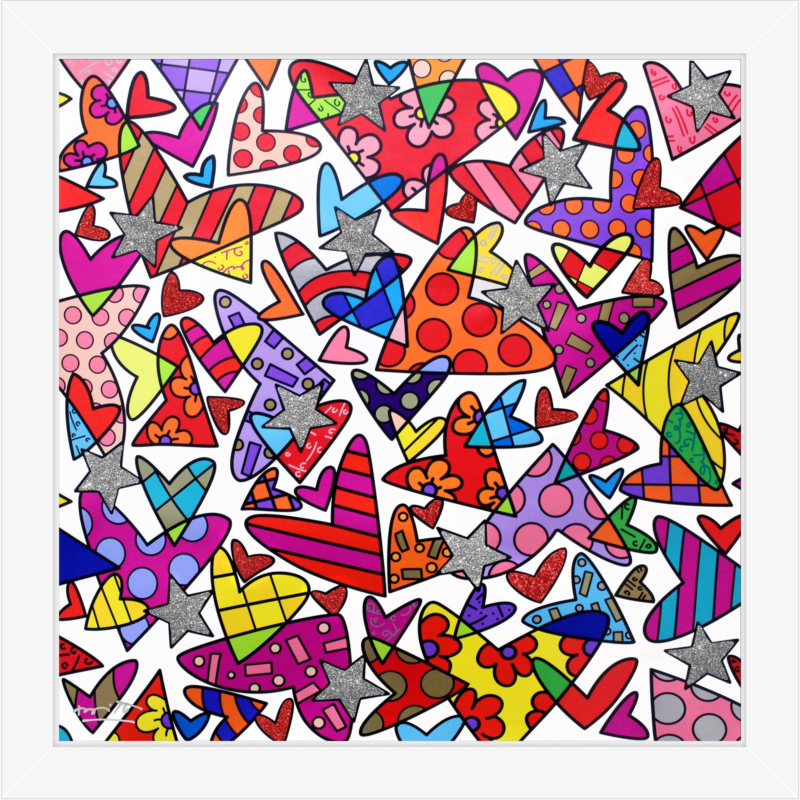 modern pop art cloud nine limited edition print  vibrant home decor