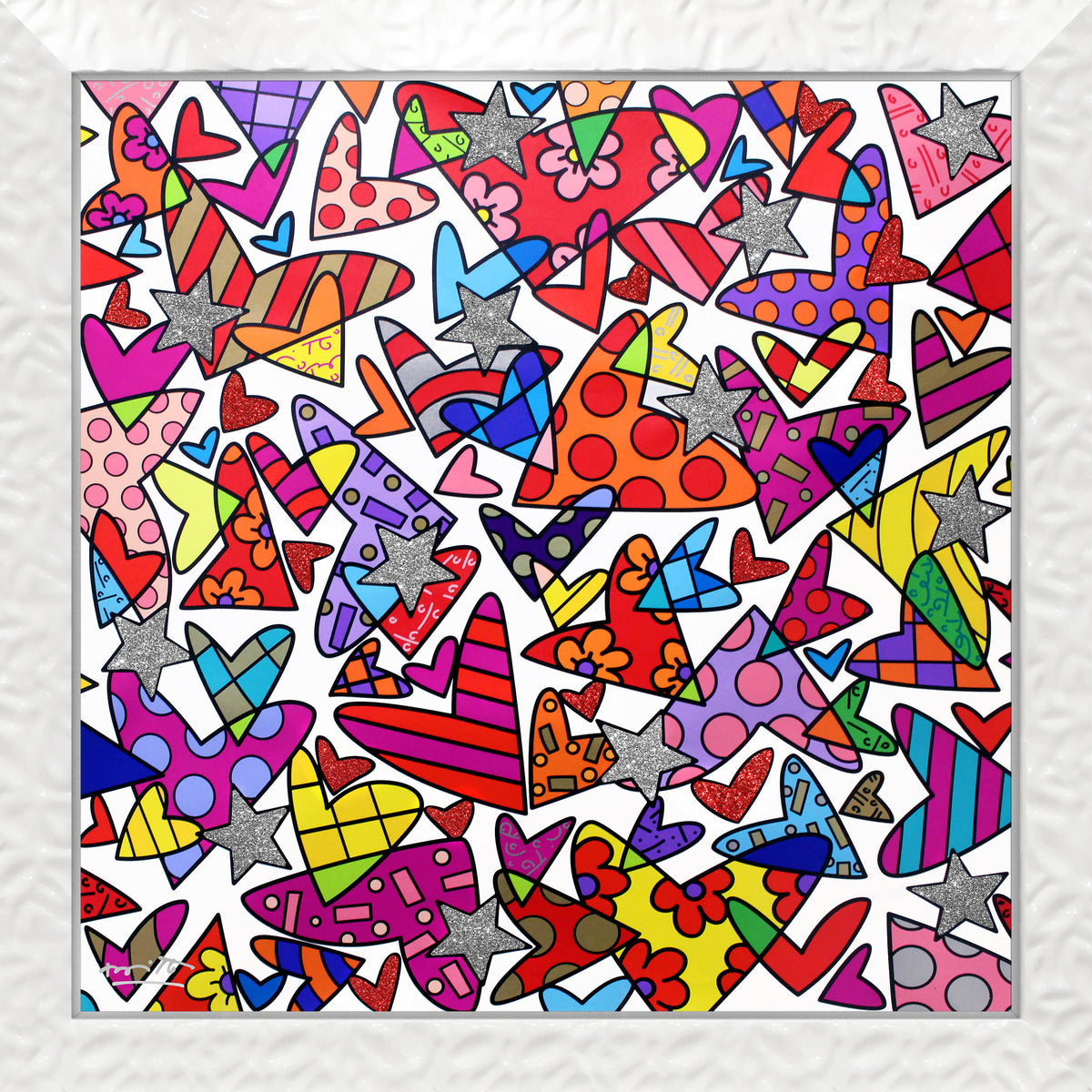 modern pop art cloud nine limited edition print  vibrant home decor