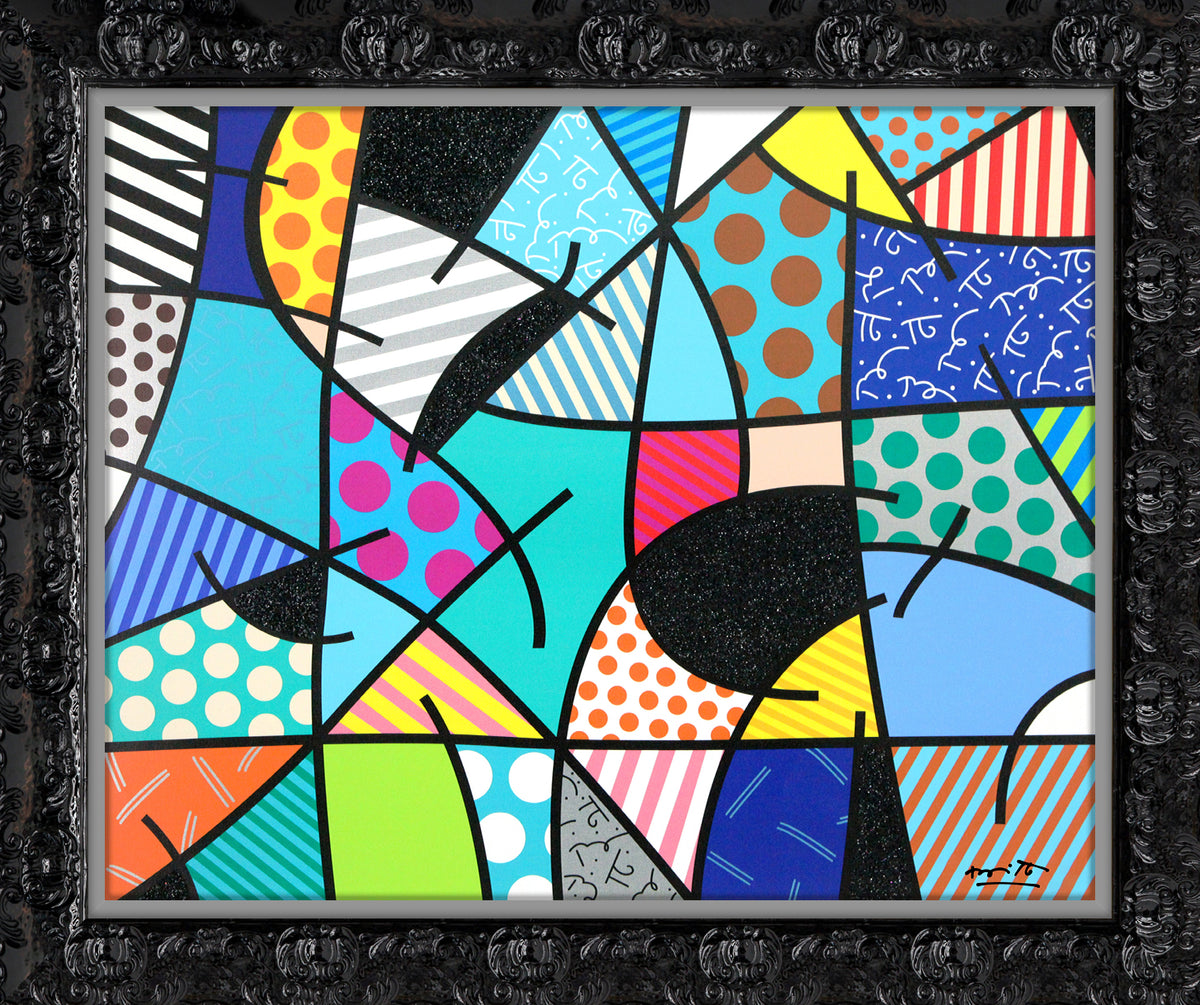 modern pop art quintessential limited edition print  vibrant home decor