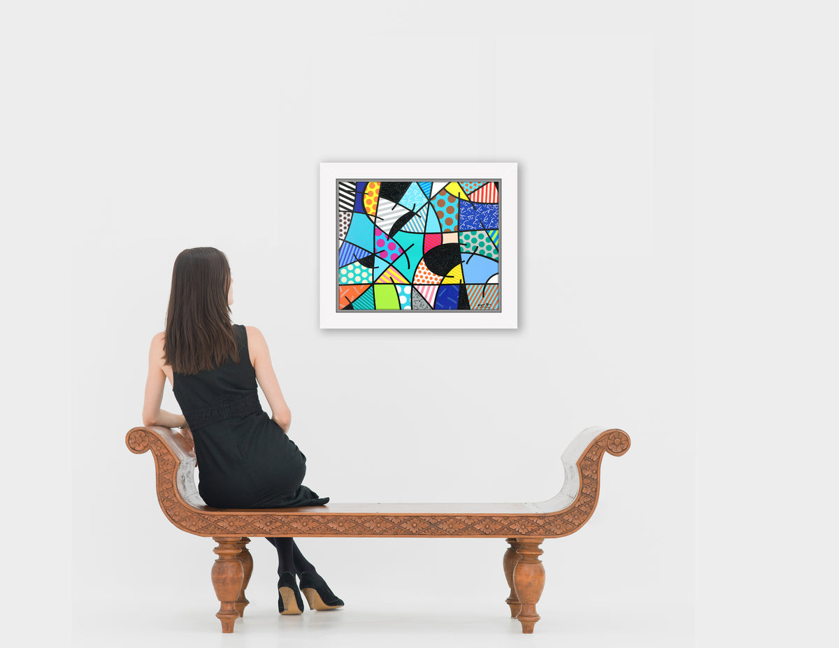 modern pop art quintessential limited edition print  vibrant home decor