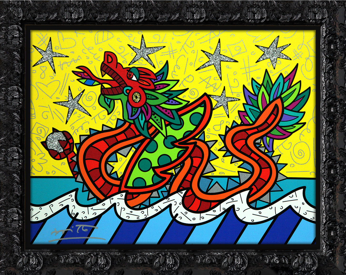 good fortune limited edition print  colorful decorative collectible gift idea