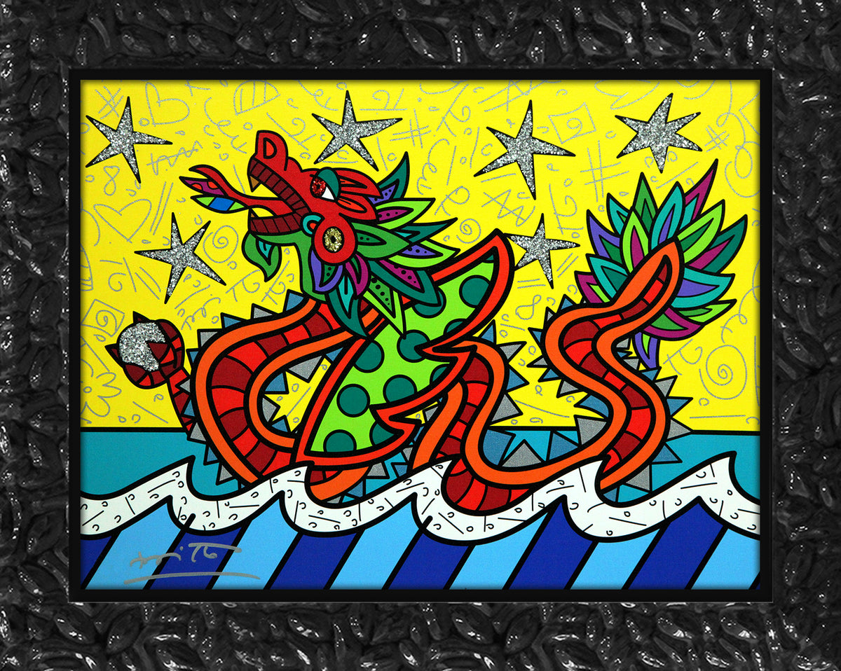 good fortune limited edition print  artistic colorful design collectible