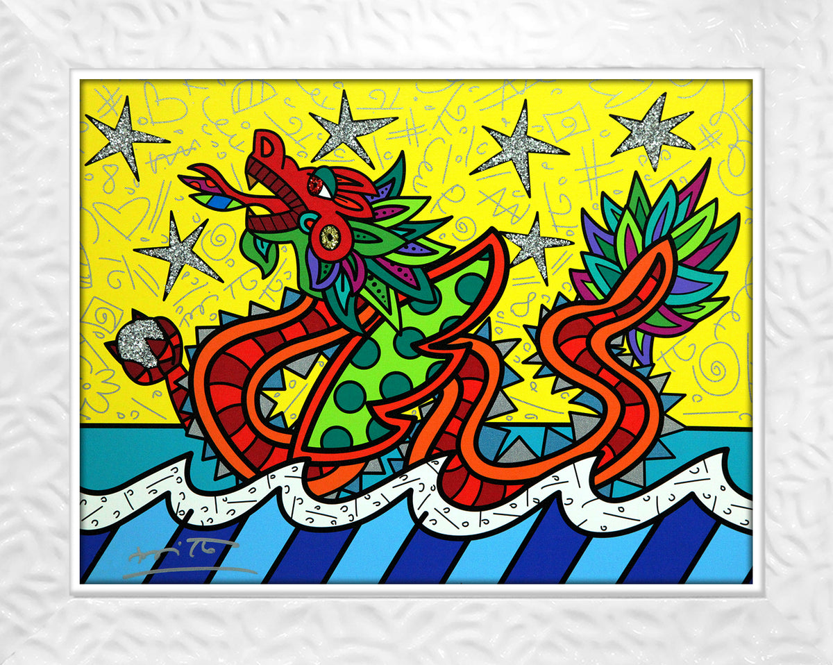 good fortune limited edition print  artistic colorful design collectible