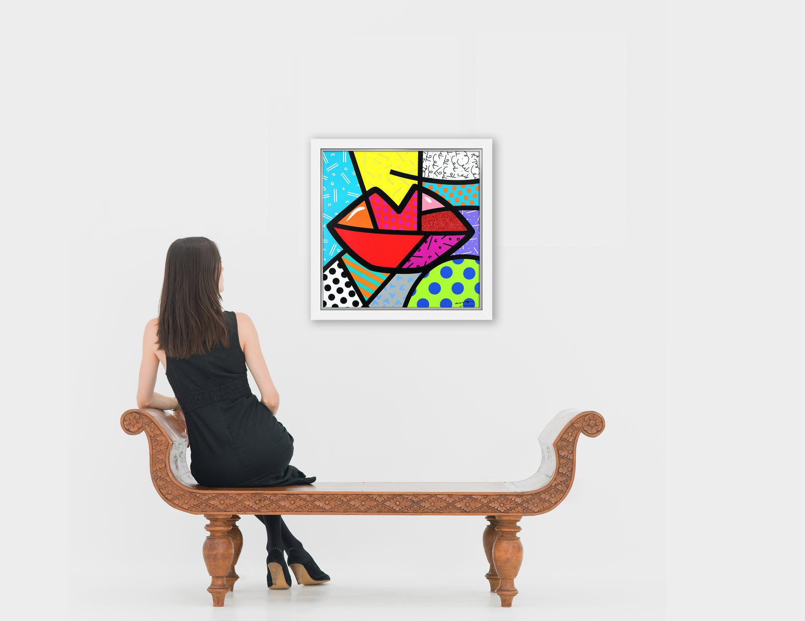 modern pop art juicy limited edition print  vibrant home decor