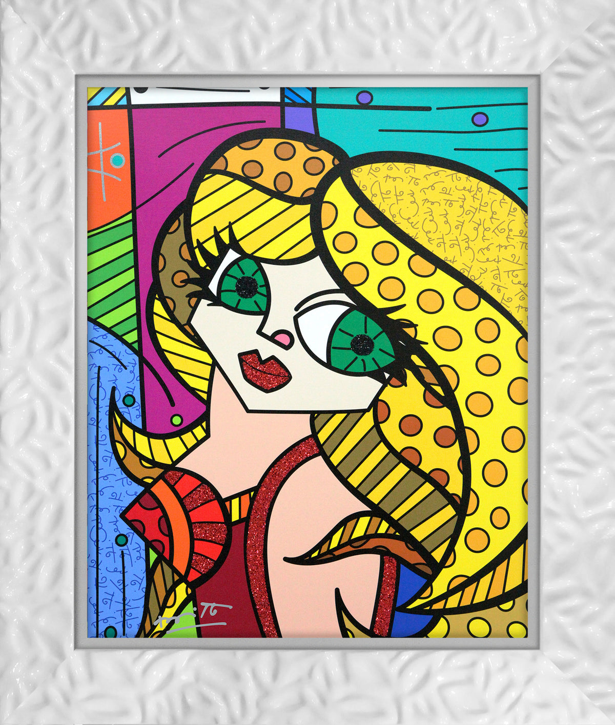 modern pop art muse limited edition print online  vibrant home decor