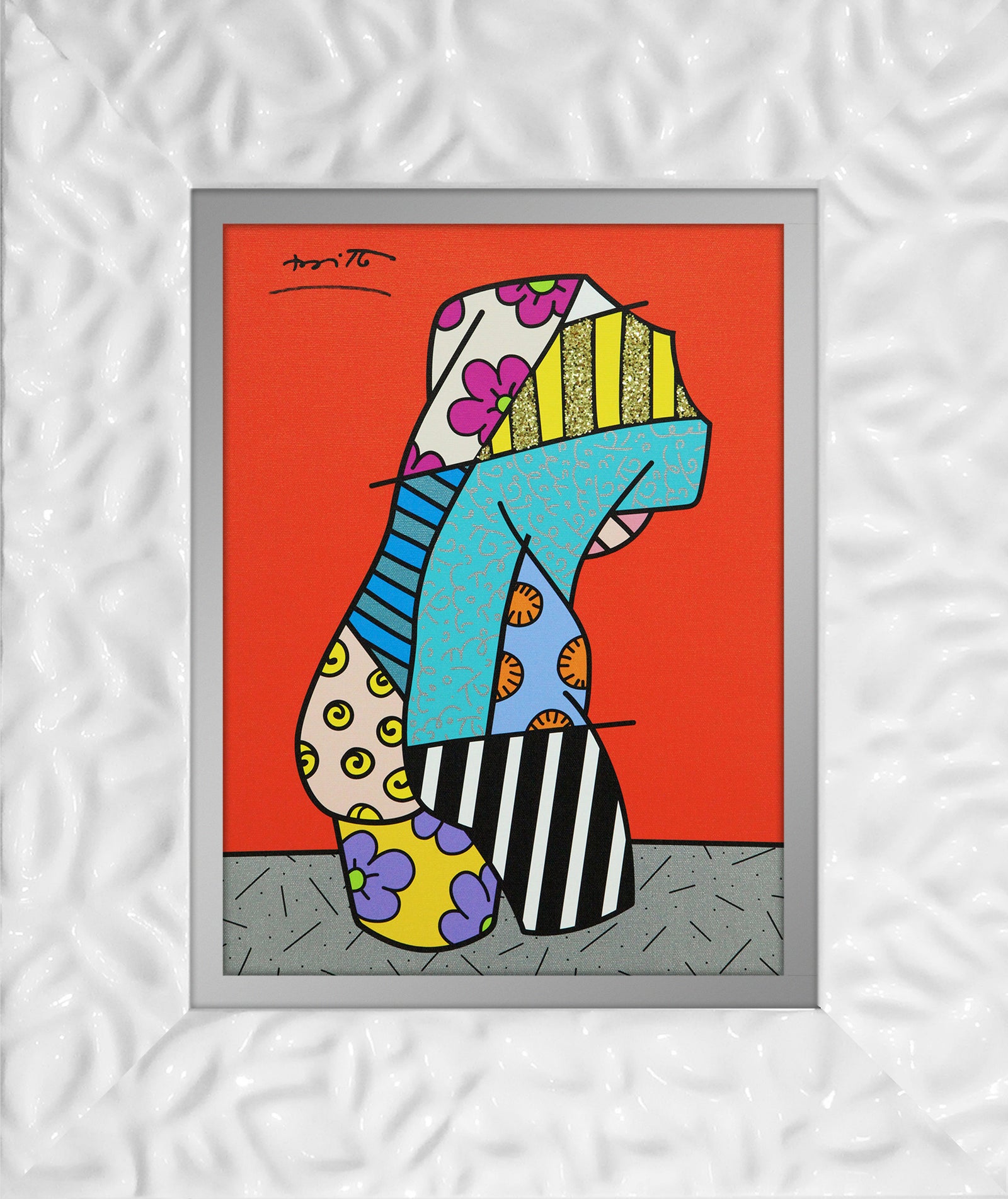 modern pop art pop venus limited edition print  vibrant home decor