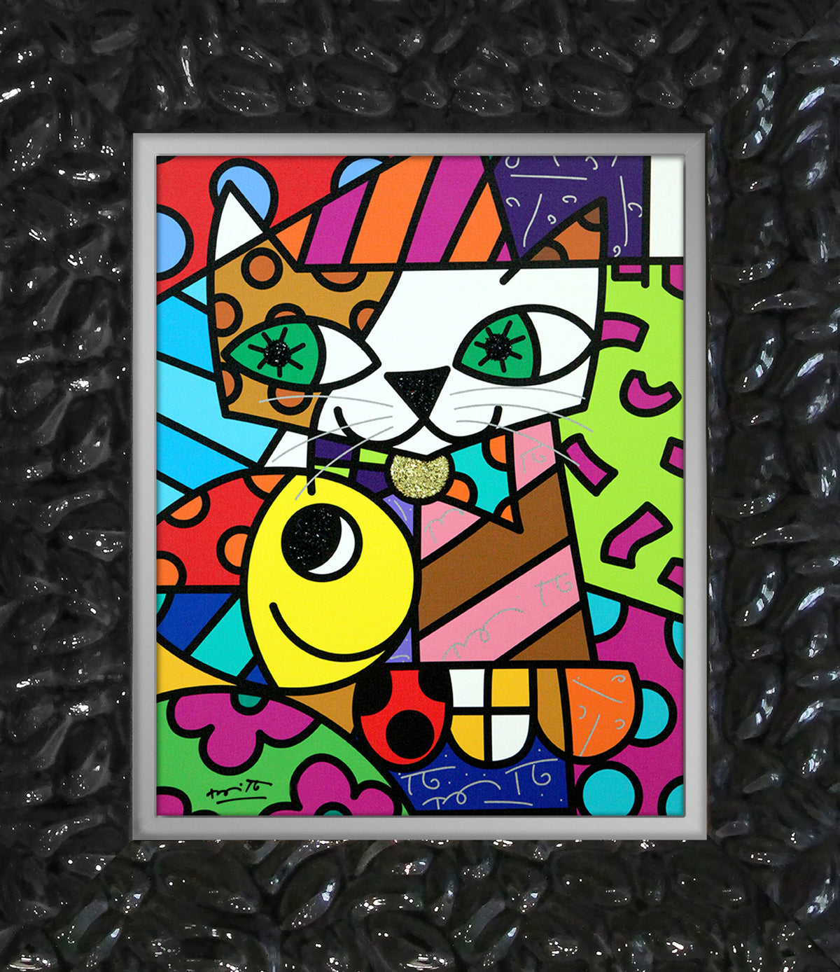 sam yellow limited edition print  colorful decorative collectible gift idea