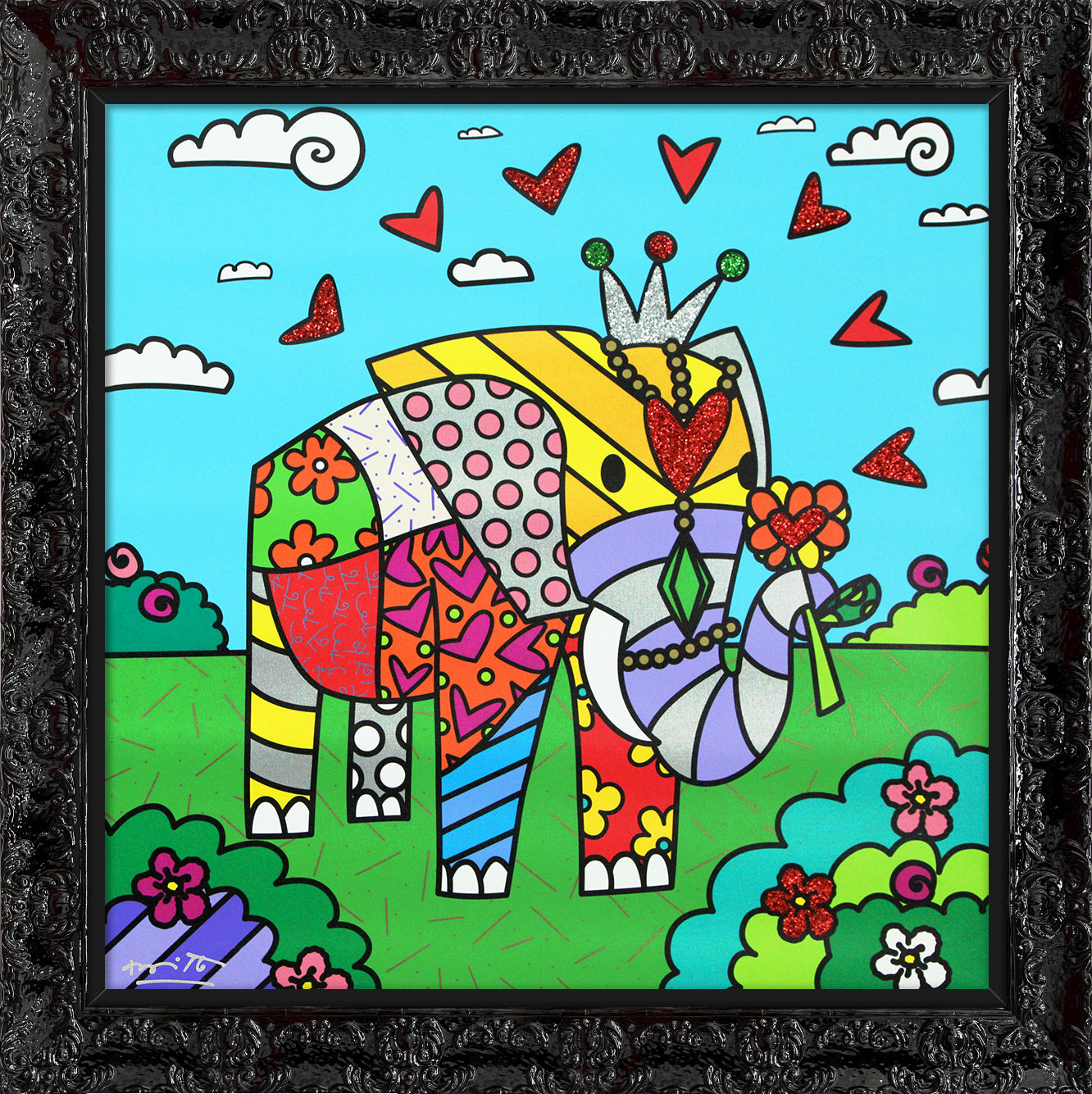 modern pop art india limited edition print  vibrant home decor