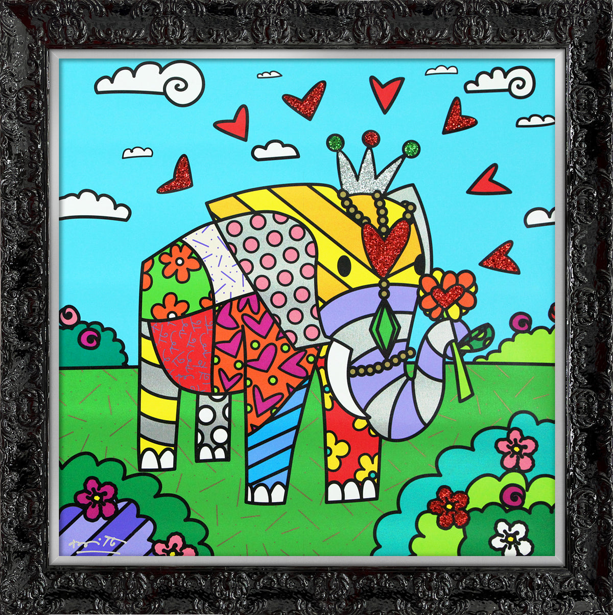 india limited edition print  artistic colorful design collectible