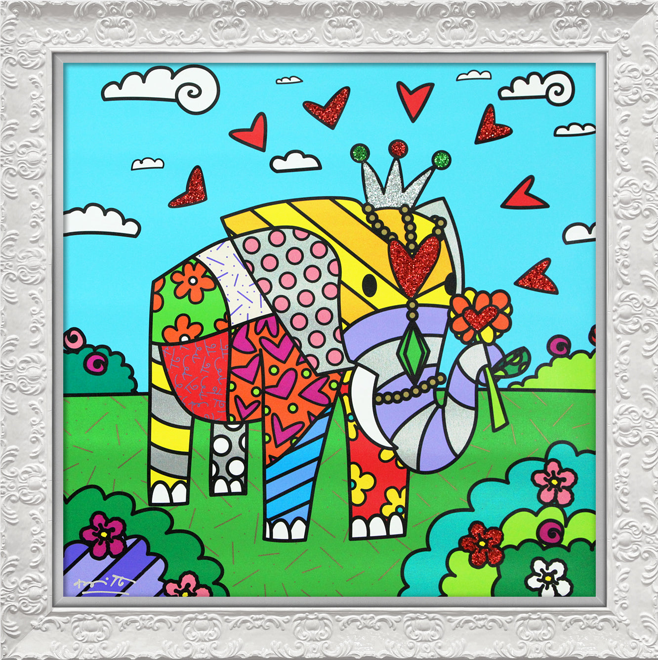 modern pop art india limited edition print  vibrant home decor