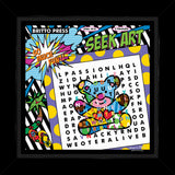 WORD SEARCH - MIAMI TEDDY BEAR - Limited Edition Print