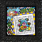 WORD SEARCH - MIAMI TEDDY BEAR - Limited Edition Print