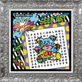 WORD SEARCH - MIAMI TEDDY BEAR - Limited Edition Print