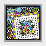 WORD SEARCH - MIAMI TEDDY BEAR - Limited Edition Print