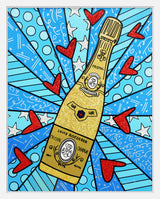 CHAMPAGNE WISHES & CAVIAR DREAMS - BLUE - Limited Edition Print