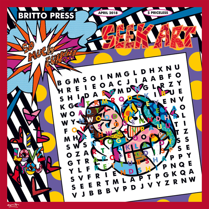 WORD SEARCH - I LOVE YOU - Limited Edition Print