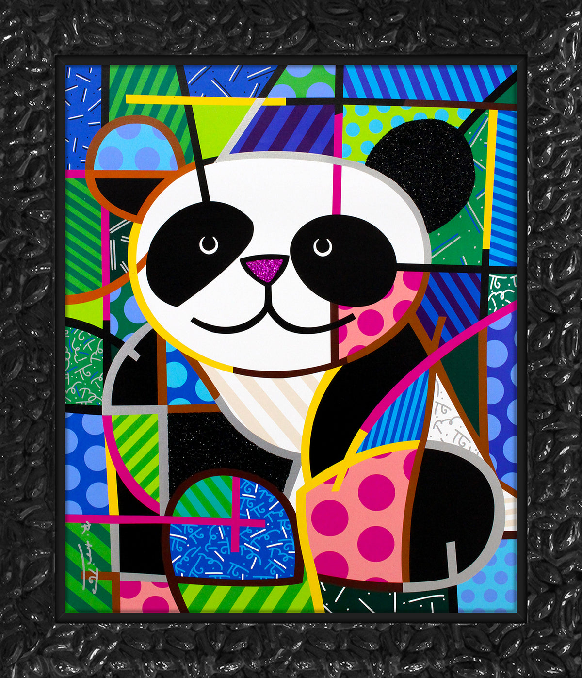 huggable limited edition print  artistic colorful design collectible