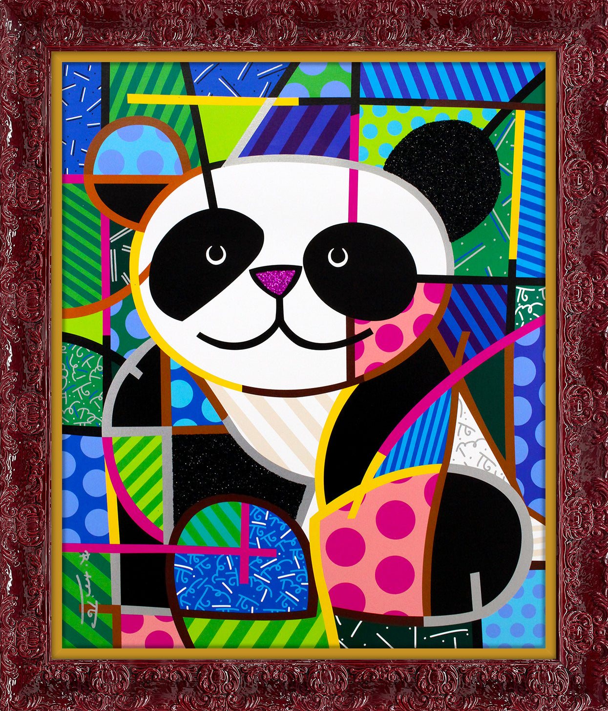 huggable limited edition print  colorful decorative collectible gift idea
