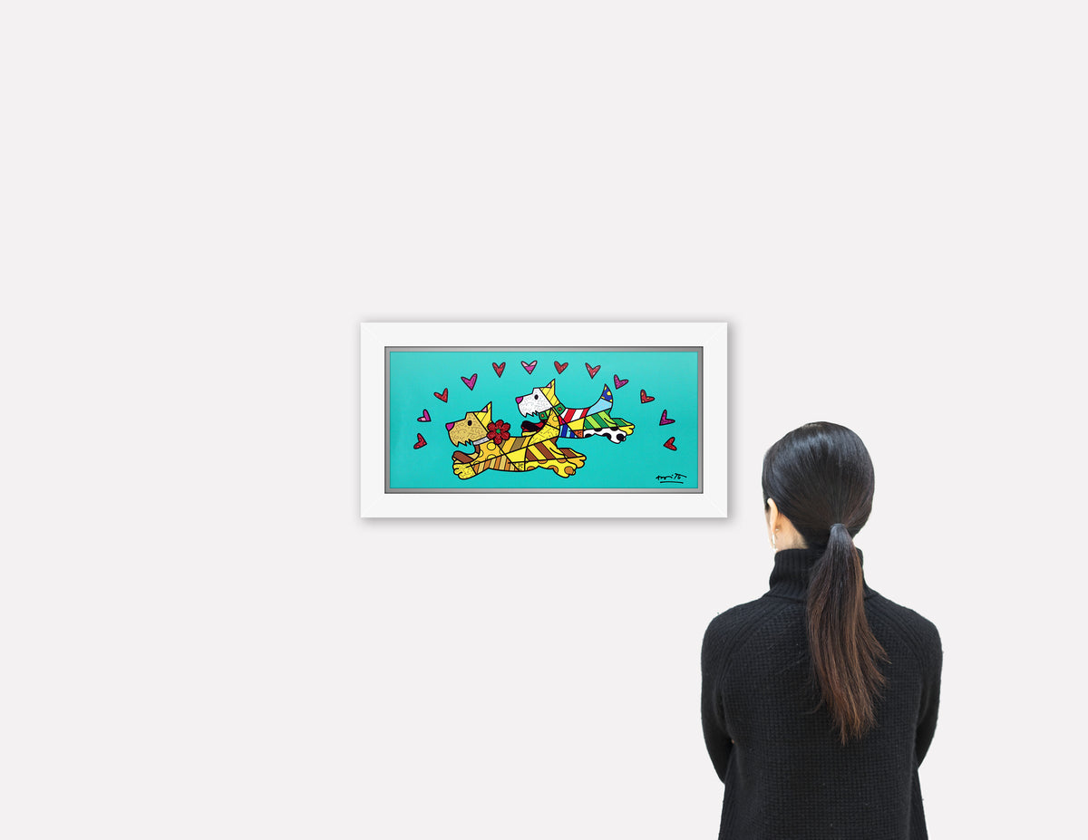 modern pop art central park limited edition print  vibrant home decor