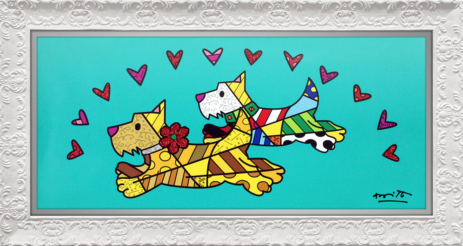modern pop art central park limited edition print  vibrant home decor