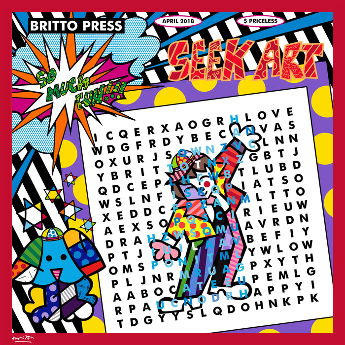 WORD SEARCH - HAPPY BARMITZVAH - Limited Edition Print