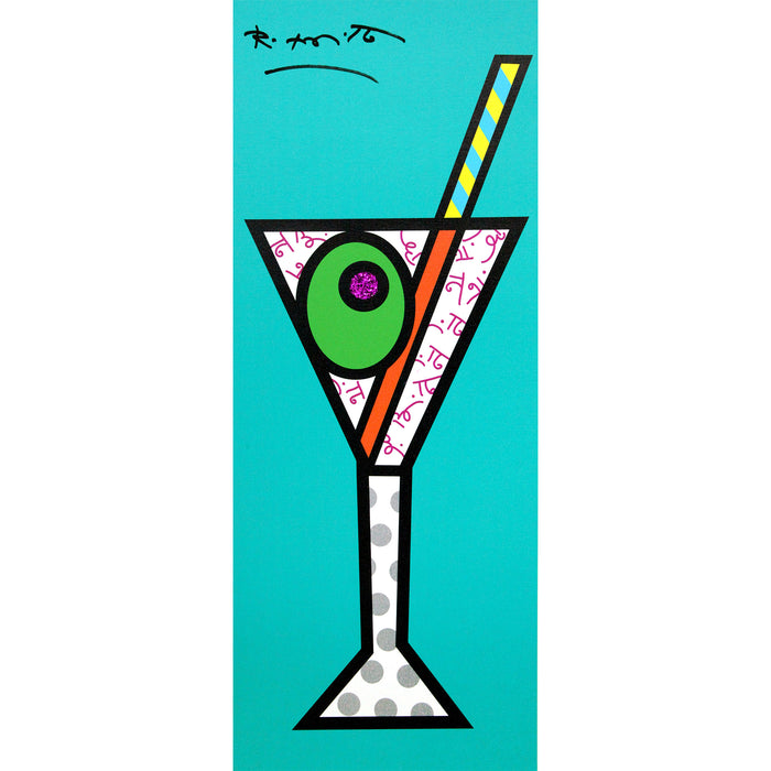 TURQUOISE MARTINI - Limited Edition Print