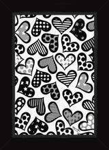 HEARTS BLACK & WHITE - Limited Edition Print