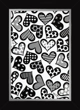 HEARTS BLACK & WHITE - Limited Edition Print