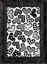 HEARTS BLACK & WHITE - Limited Edition Print