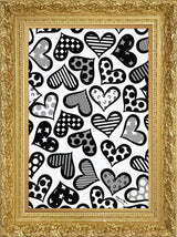 HEARTS BLACK & WHITE - Limited Edition Print
